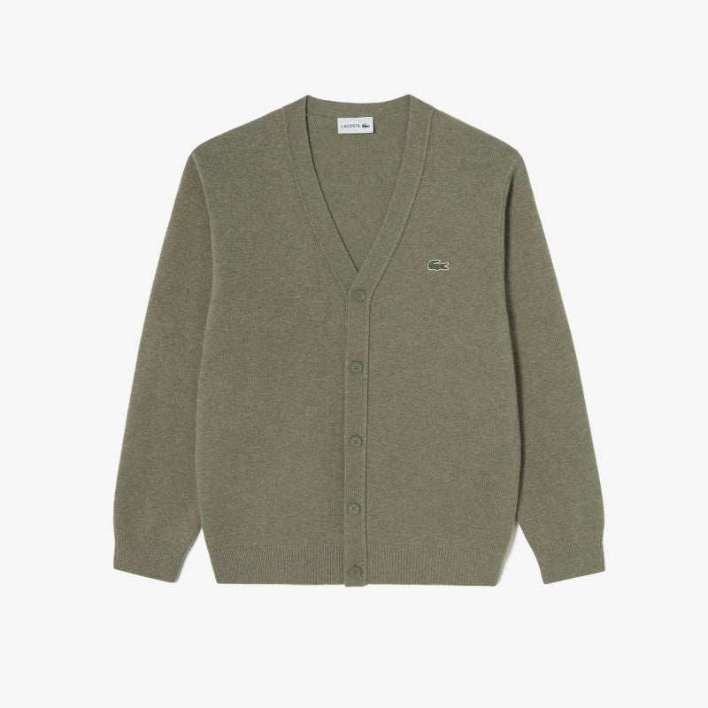 男款【WE ARE】韓國LACOSTE鱷魚羊毛開衫外套AH660E55N