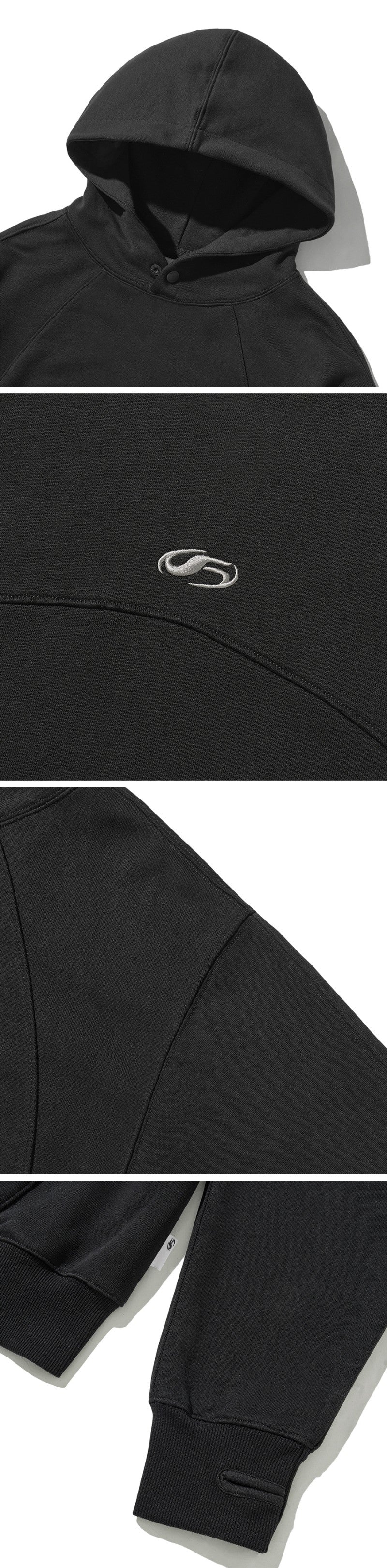 男女同款【WE ARE】韓國FILLUMINATE連帽大學T衛衣FBEFUTH003