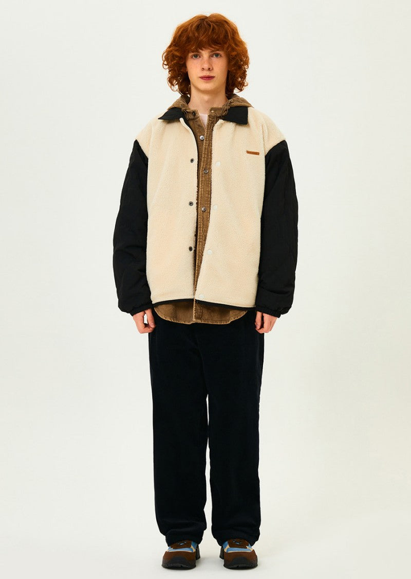 【WE ARE】韓國KODAK 柯達 異材質拼色雙面外套K5423LPJ93