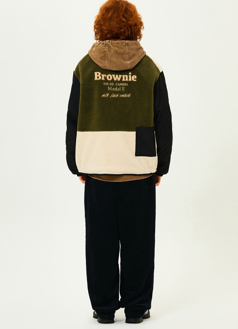 【WE ARE】韓國KODAK 柯達 異材質拼色雙面外套K5423LPJ93