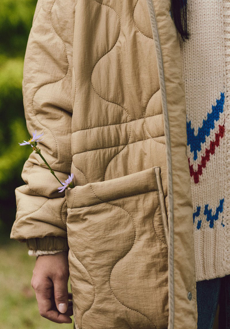 建議165以上_百貨款【WE ARE】韓國KODAK柯達長版鋪棉連帽外套 K5423RPJ10