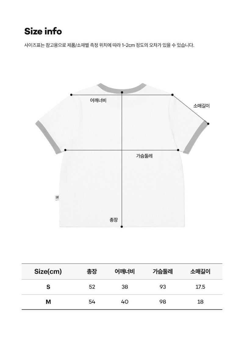 女款【WE ARE】韓國KODAK柯達休閒短袖T恤K6222RRS42