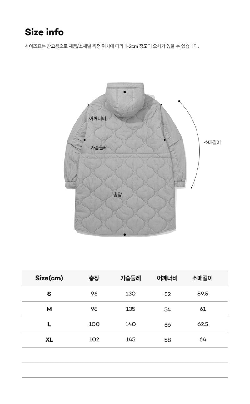 建議165以上_百貨款【WE ARE】韓國KODAK柯達長版鋪棉連帽外套 K5423RPJ10