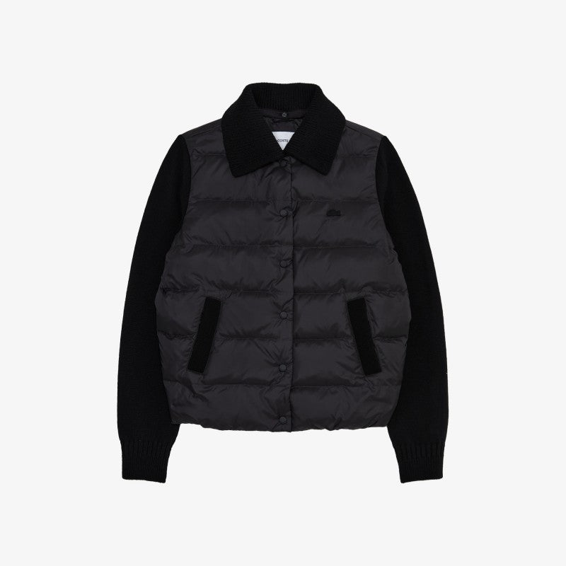 女款【WE ARE】韓國LACOSTE鱷魚鵝絨羊毛外套BF354E55N