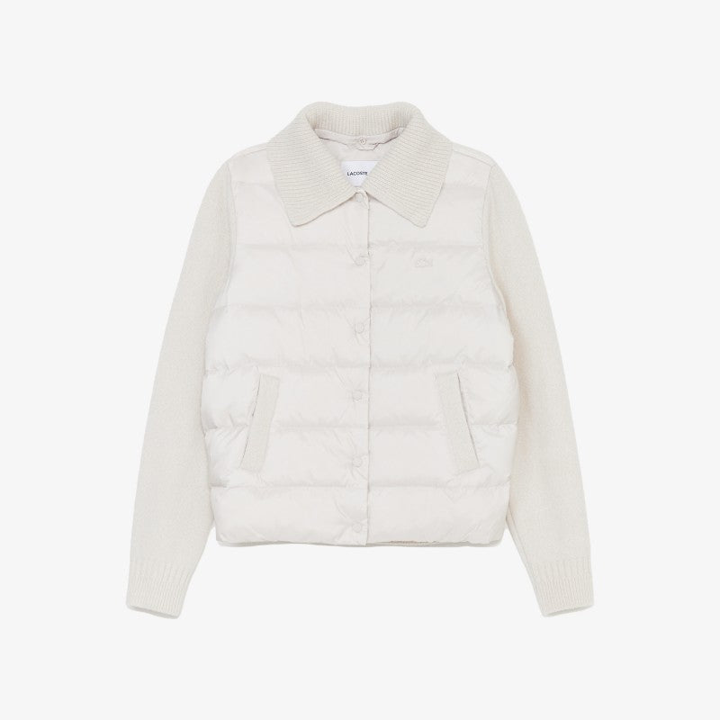 女款【WE ARE】韓國LACOSTE鱷魚鵝絨羊毛外套BF354E55N