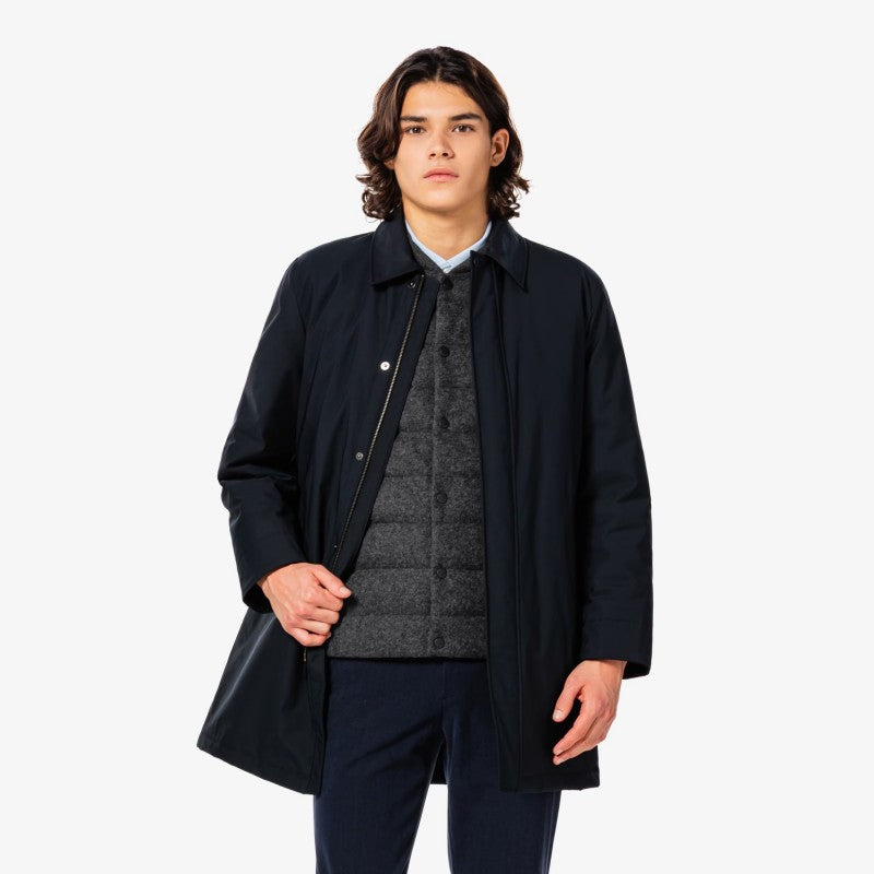 男款【WE ARE】韓國LACOSTE鱷魚鵝絨羊毛長外套BH103E55N