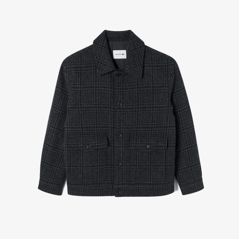 男款【WE ARE】韓國LACOSTE鱷魚羊毛外套BH533E55N