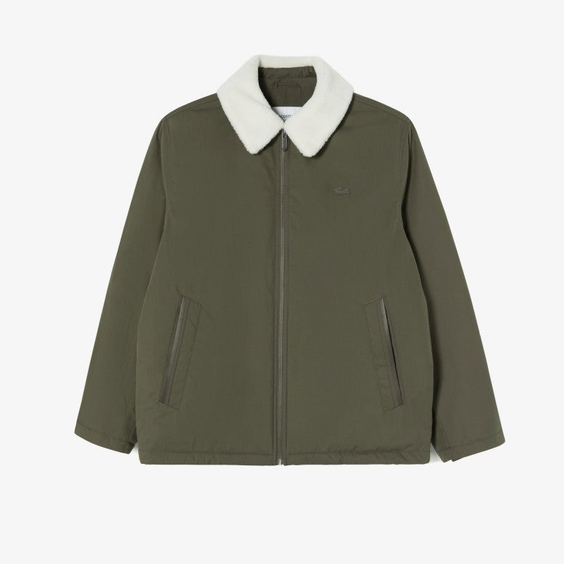 男款【WE ARE】韓國LACOSTE鱷魚翻領鵝絨夾棉外套BH772E55N