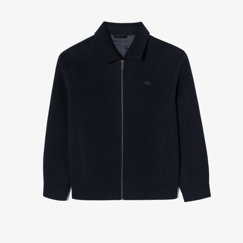 男款【WE ARE】韓國LACOSTE鱷魚拉鏈羊毛外套BH802E55N