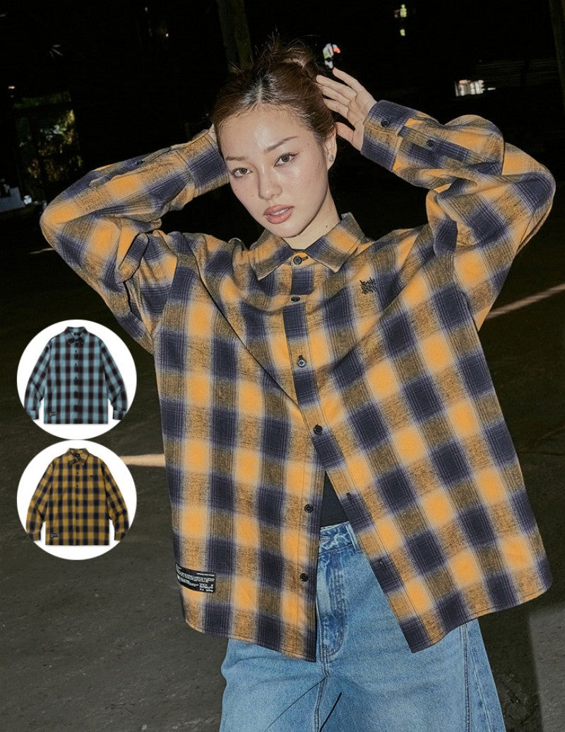 【WE ARE】韓國brownbreath休閒格子襯衫上衣BKFMSH001