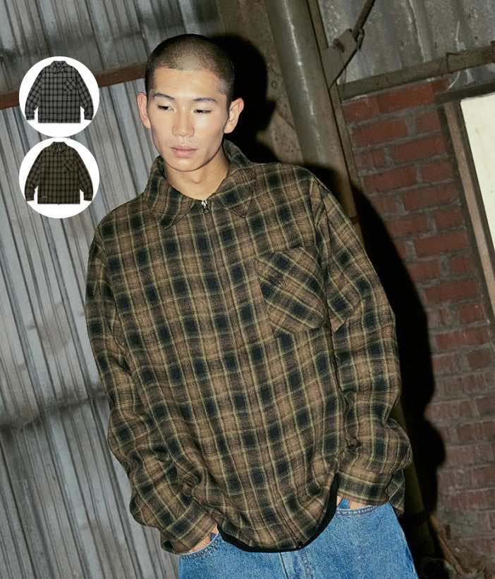 【WE ARE】韓國brownbreath雙拉鏈頭翻領外套BKFMSH003