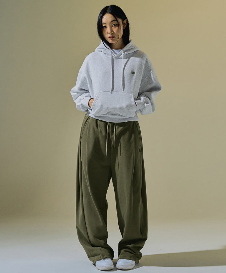 女款【WE ARE】韓國BROWNBREATH 短版刷毛帽T BKWWHDC01