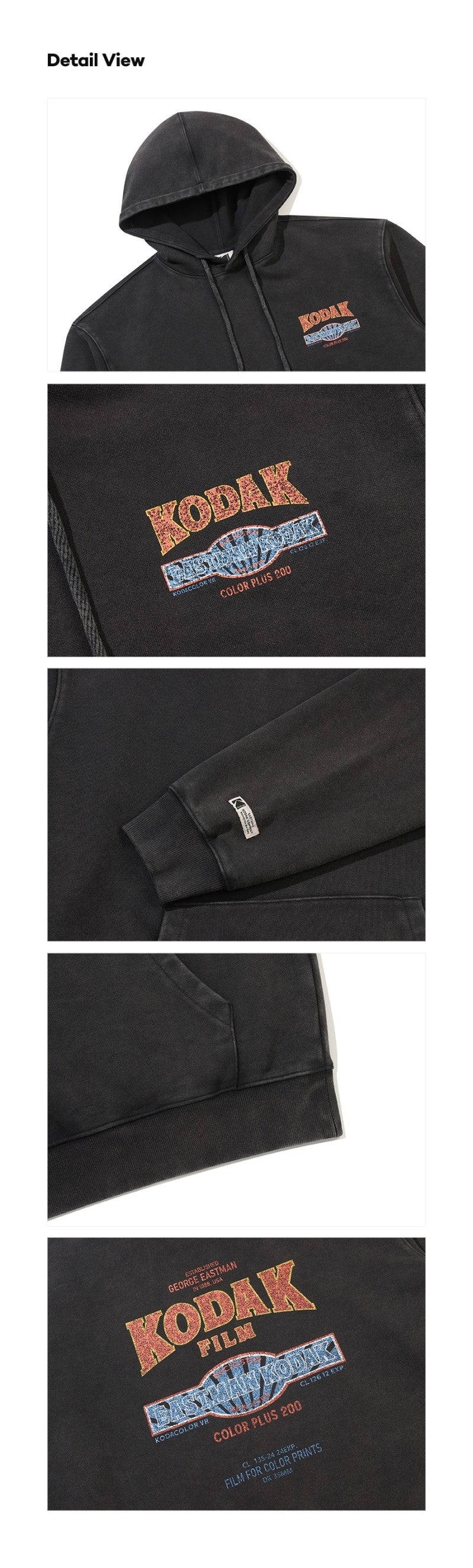 【WE ARE】韓國KODAK柯達連帽大學T衛衣K6123LHDO1