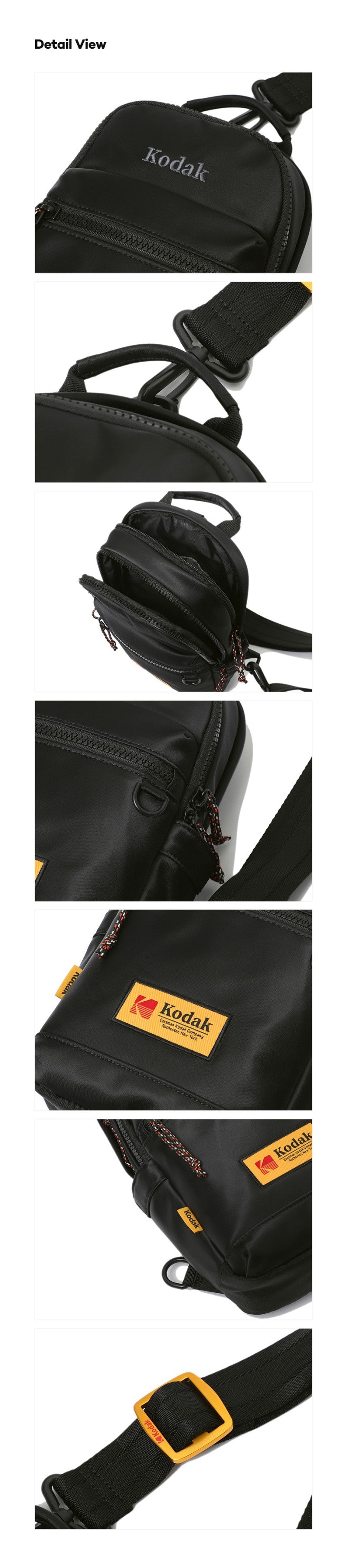 【WE ARE】韓國KODAK柯達單肩斜背包K6143LBG83