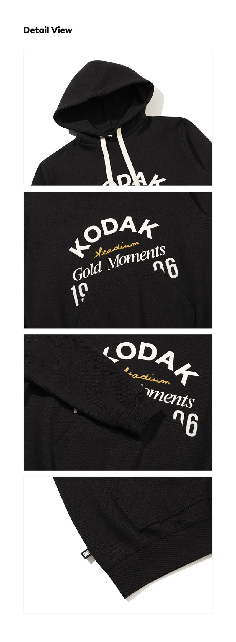 【WE ARE】韓國KODAK柯達連帽大學T衛衣K6123LHDB1