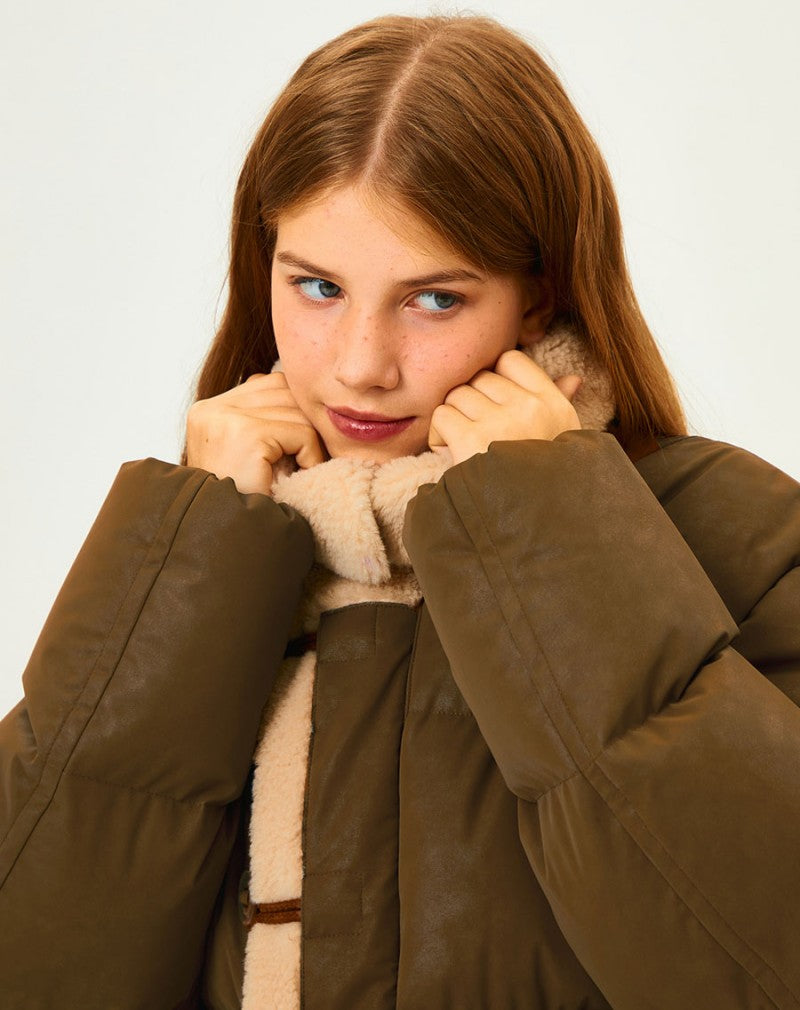 【WE ARE】韓國KODAK柯達皮革羽絨服外套K5423LDJ91