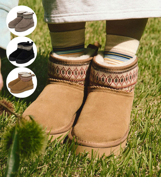 百貨款【WE ARE】韓國KODAK X EVERAU柯達休閒雪地靴K5463LCR91