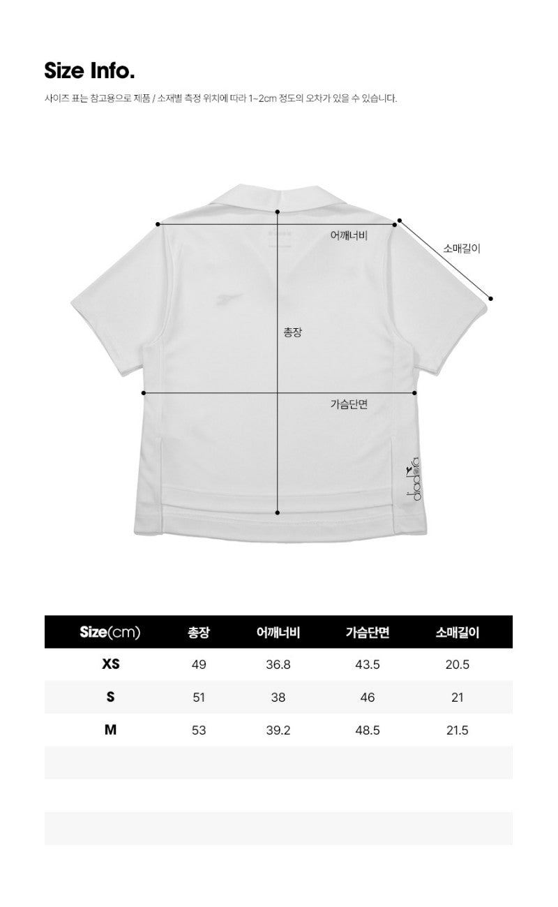 DIA折扣款【WE ARE】韓國Diadora休閒翻領T恤D5122TTS29