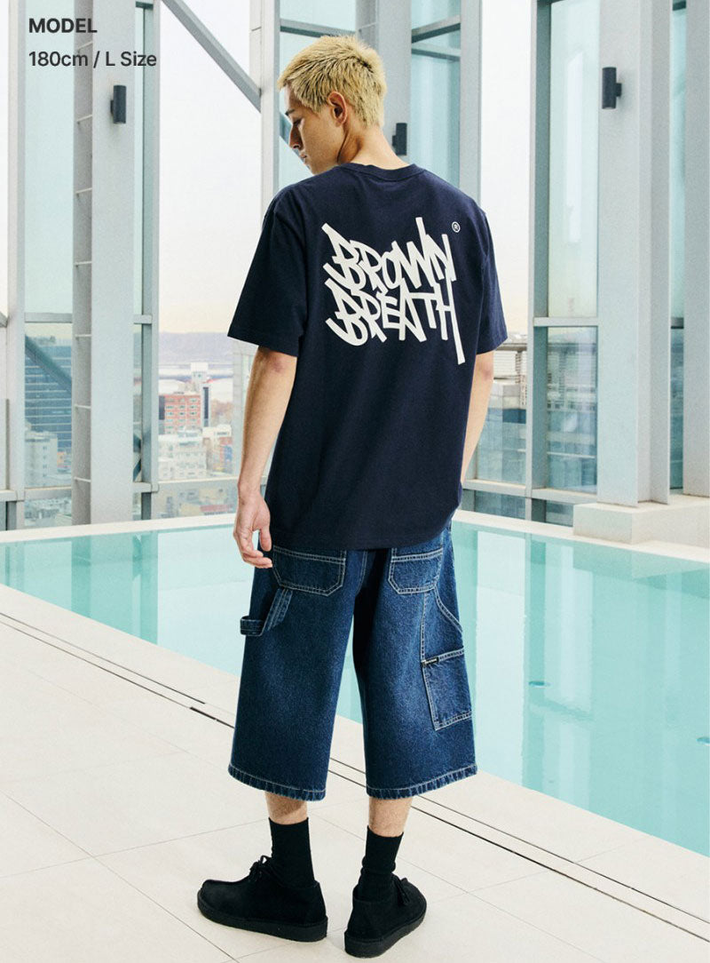 男款【WE ARE】韓國BROWNBREATH休閒短袖T恤BLMMSTB01