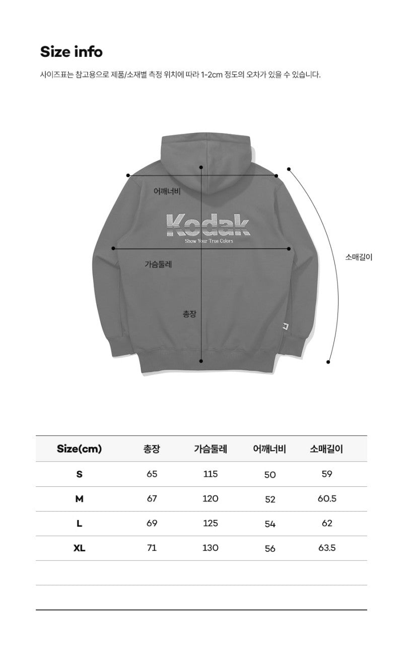 【現貨】中性款【WE ARE】韓國KODAK柯達刺繡彩虹logo口袋帽ＴK5323LHDH1