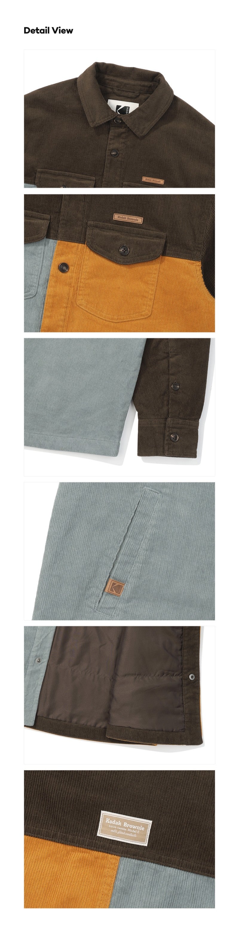 【WE ARE】韓國KODAK柯達休閒拼色外套K5423LPJ92