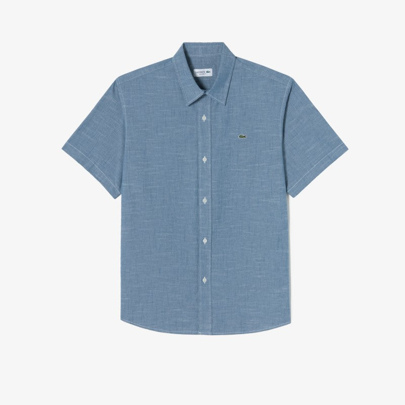 男款【WE ARE】韓國LACOSTE鱷魚短袖襯衫CH359E56G