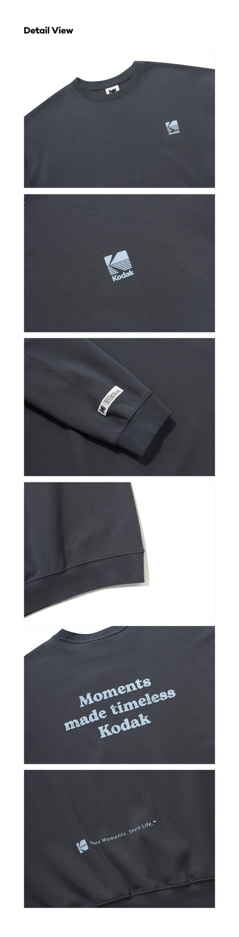 【WE ARE】韓國KODAK柯達休閒大學T衛衣K6123LRL14