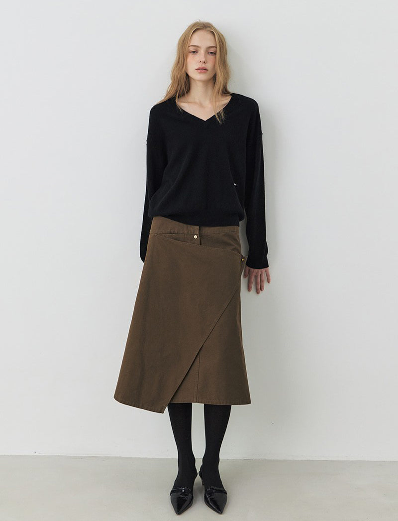 【WE ARE】韓國CITYBREEZE 90%羊毛V領針織 CTH3KT13