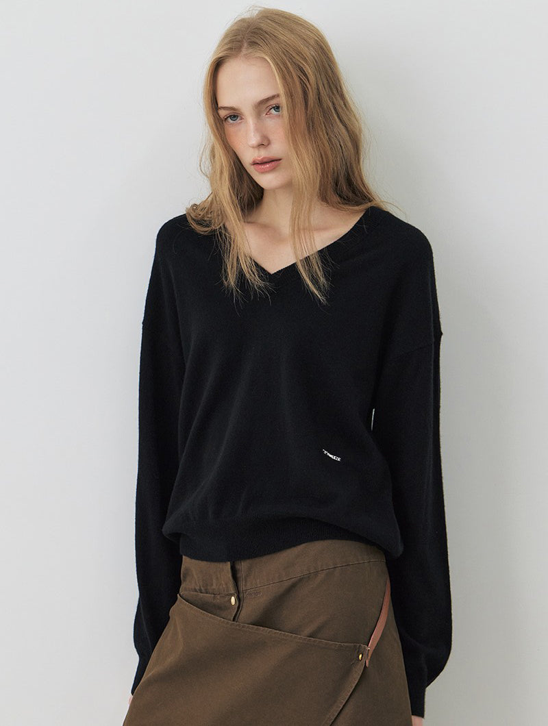 【WE ARE】韓國CITYBREEZE 90%羊毛V領針織 CTH3KT13