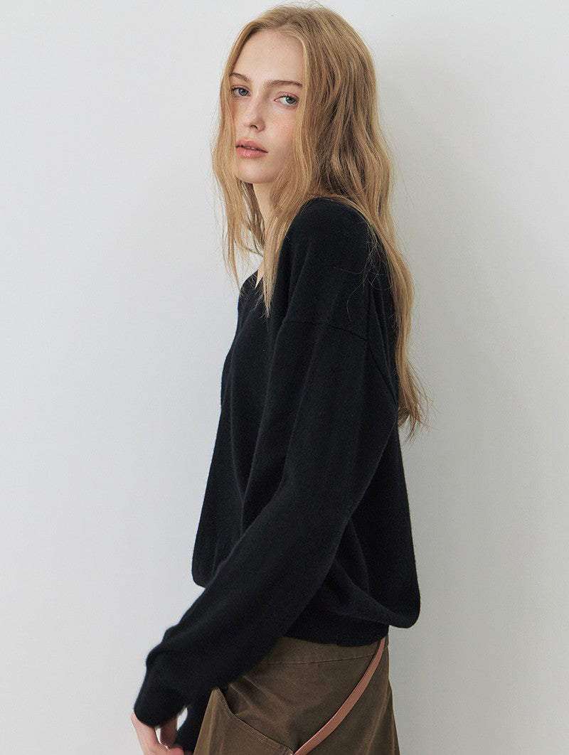 【WE ARE】韓國CITYBREEZE 90%羊毛V領針織 CTH3KT13