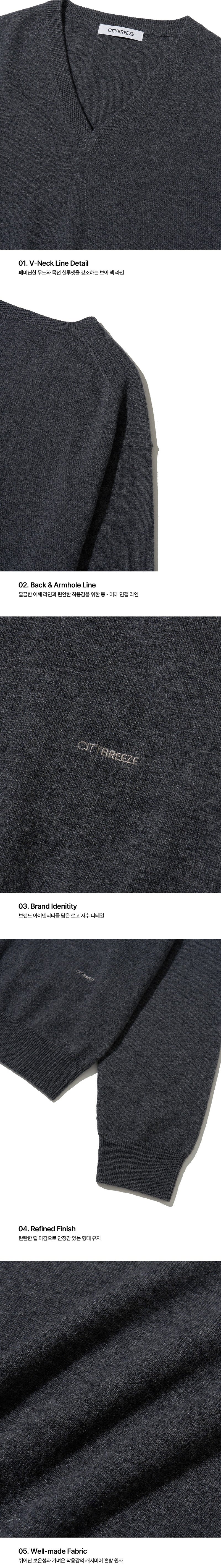 【WE ARE】韓國CITYBREEZE 90%羊毛V領針織 CTH3KT13