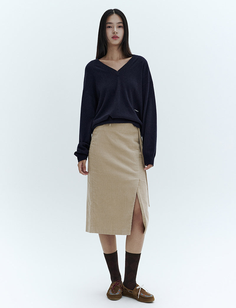 【WE ARE】韓國CITYBREEZE 90%羊毛V領針織 CTH3KT13