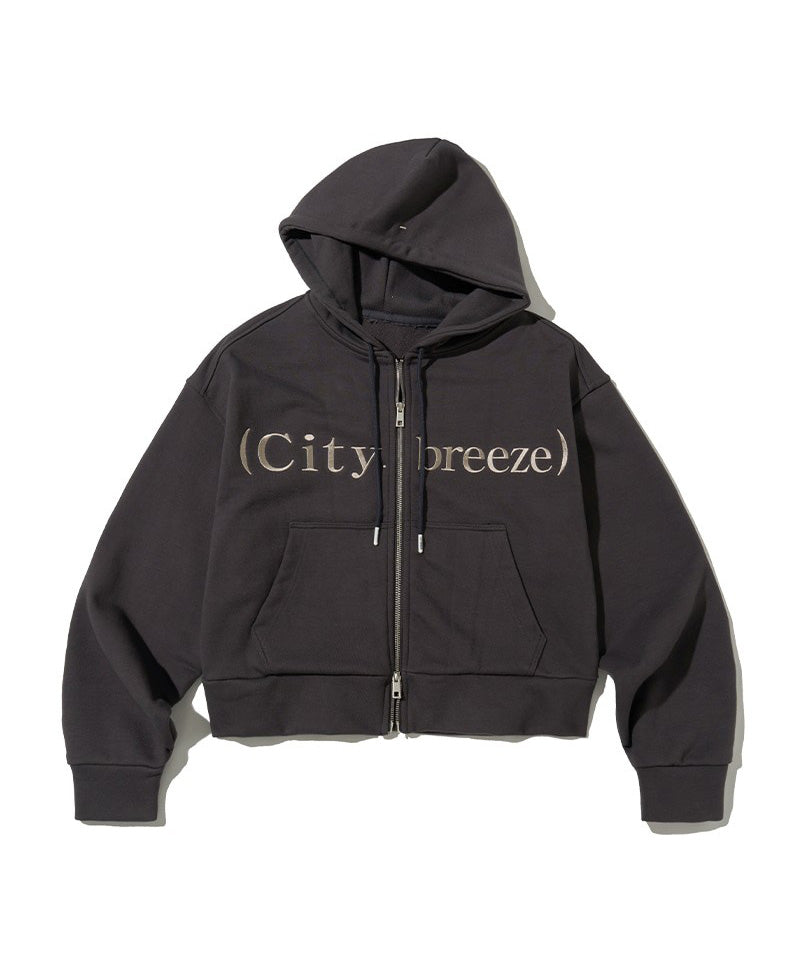 (需排單約等三周)【WE ARE】韓國CITYBREEZE 中性款刺繡logo雙拉鏈連帽外套CTH3ZP83/CTH3ZP03