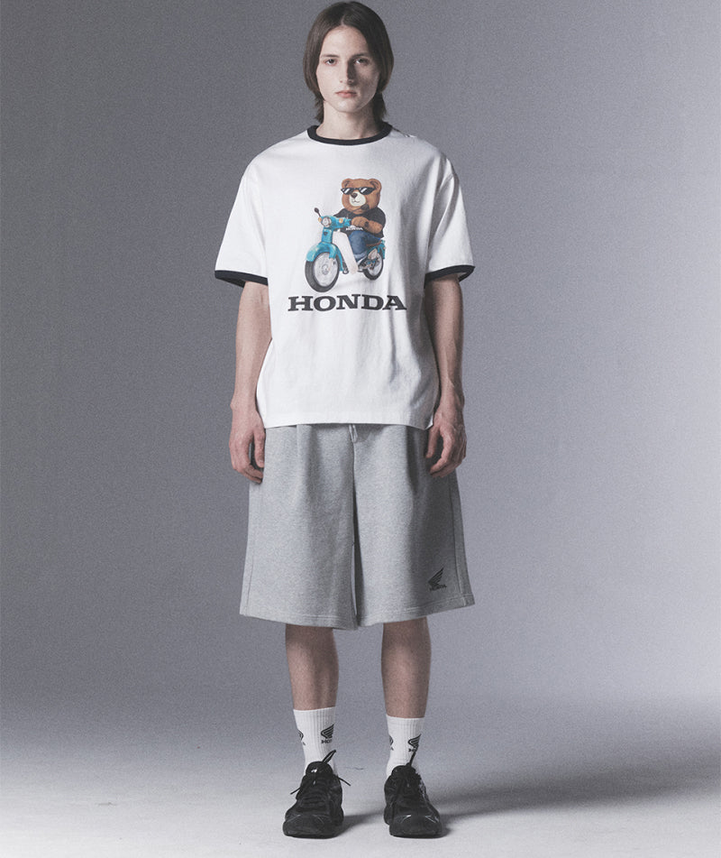 【WE ARE】韓國HONDA 五分棉褲 HFM1SO301A