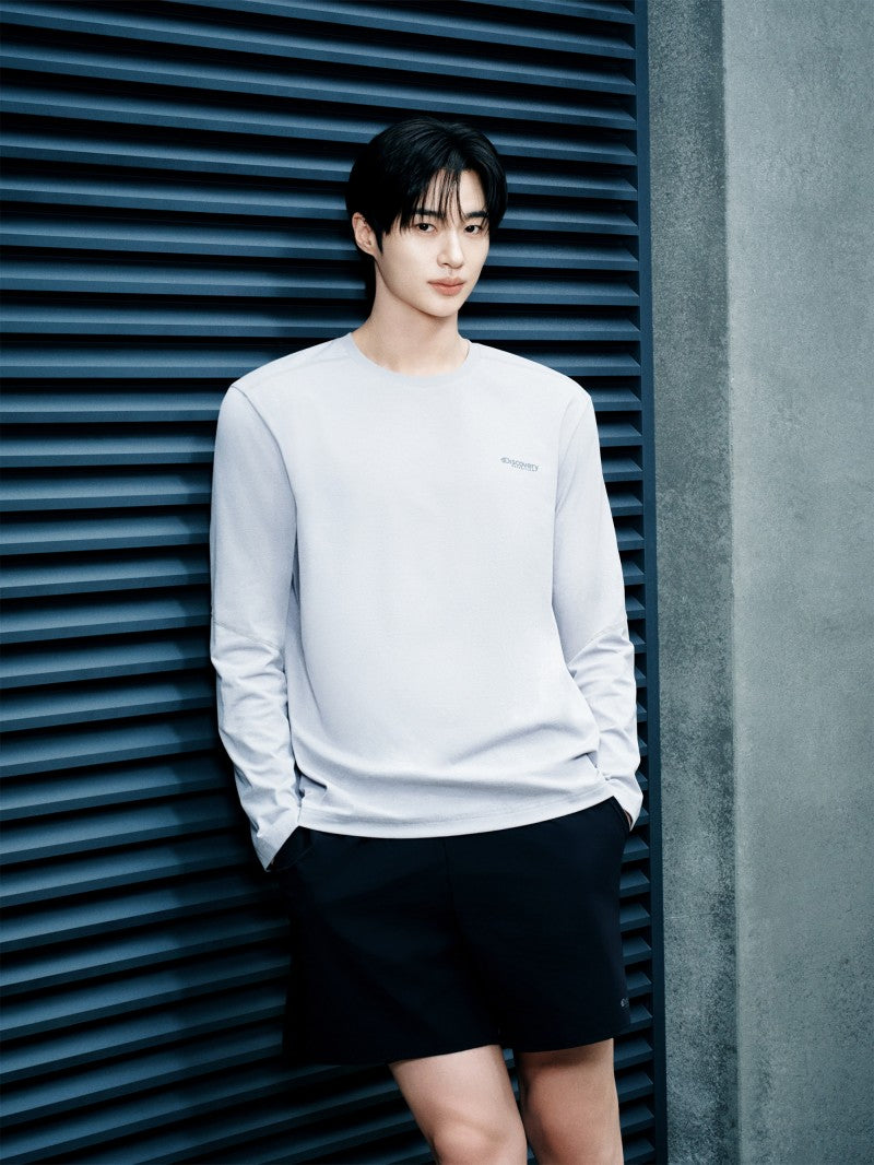 【WE ARE】韓國Discovery休閒防曬長袖T恤DMRL33061