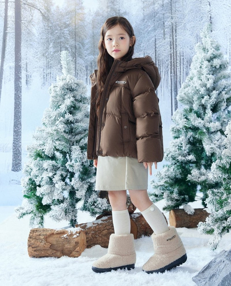 *Dis特價款* 兒童款（建議大一碼）【WE ARE】韓國Discovery毛絨短靴子DKSH6414N