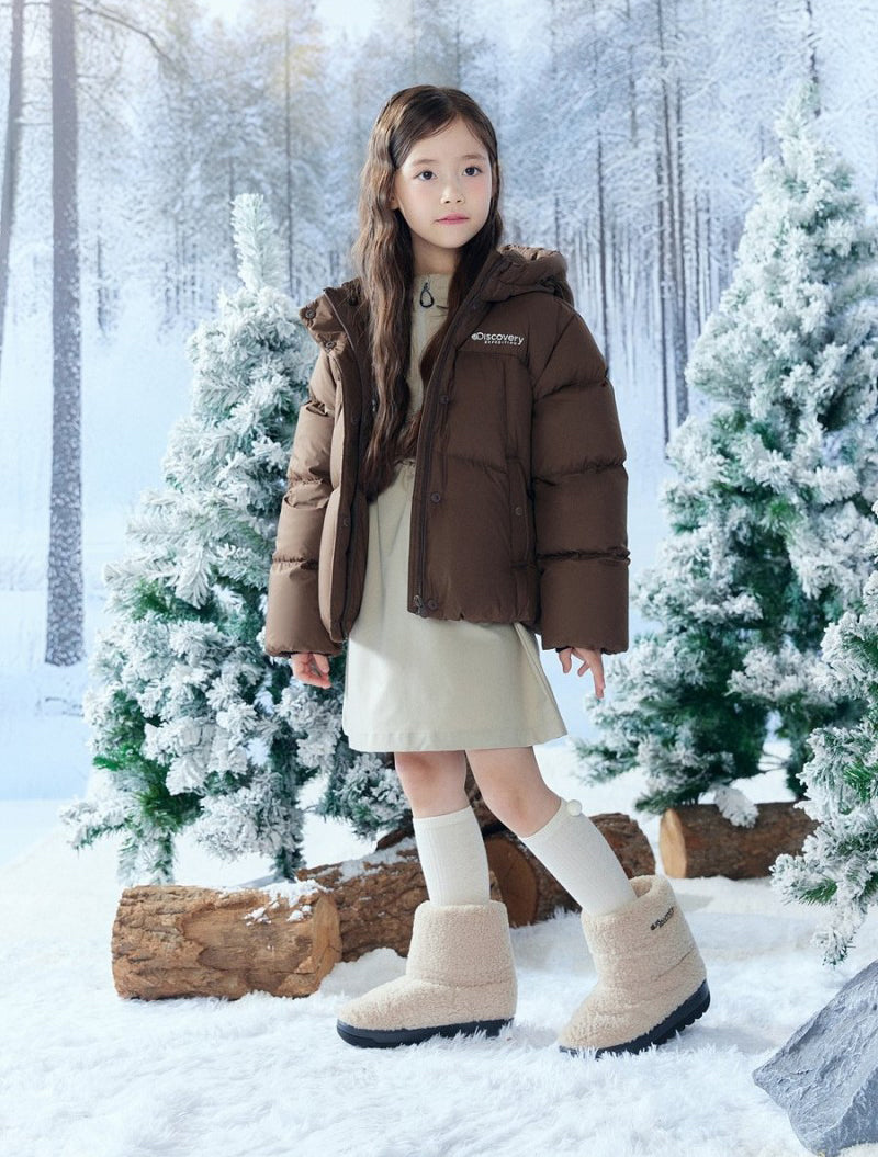 *Dis特價款* 兒童款（建議大一碼）【WE ARE】韓國Discovery毛絨短靴子DKSH6414N