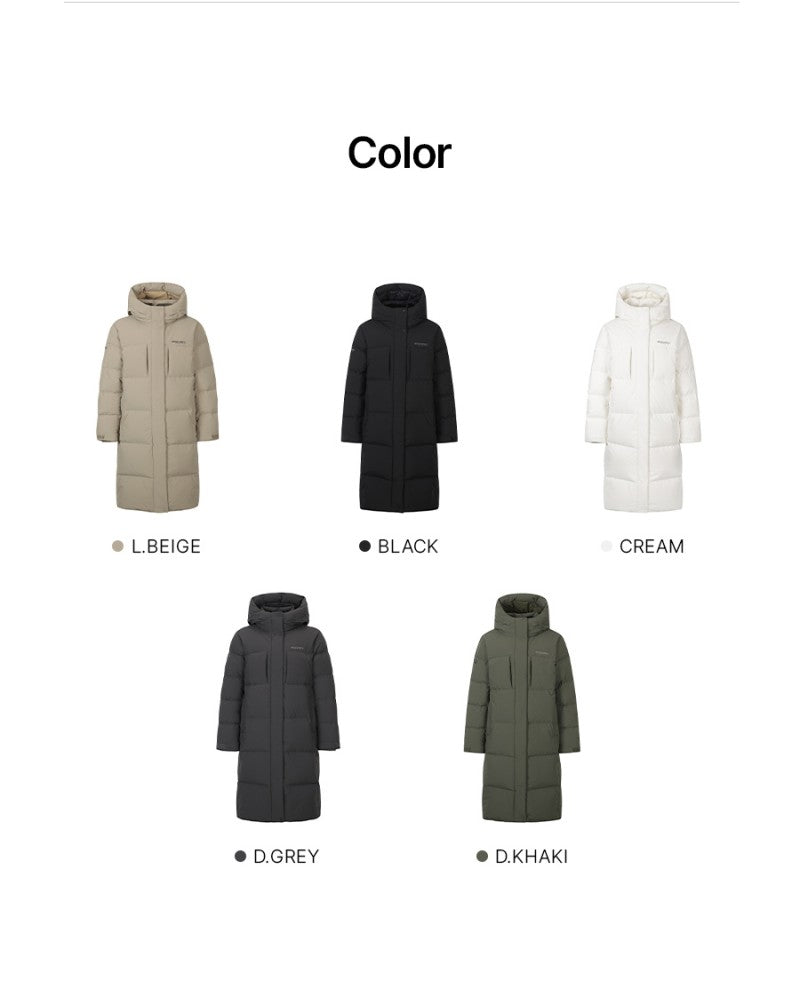 女款【WE ARE】韓國Discovery羽絨服長款連帽外套DWDJ68056