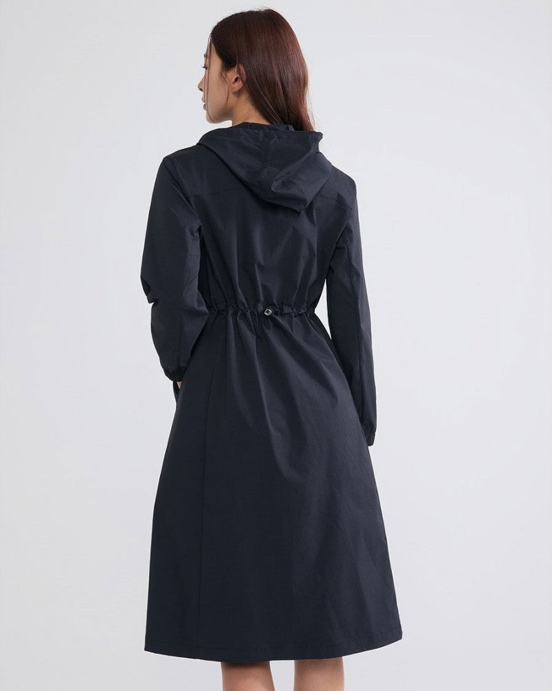 *Dis特價款* 女款【WE ARE】韓國Discovery連帽風衣連衣裙DWOP41054