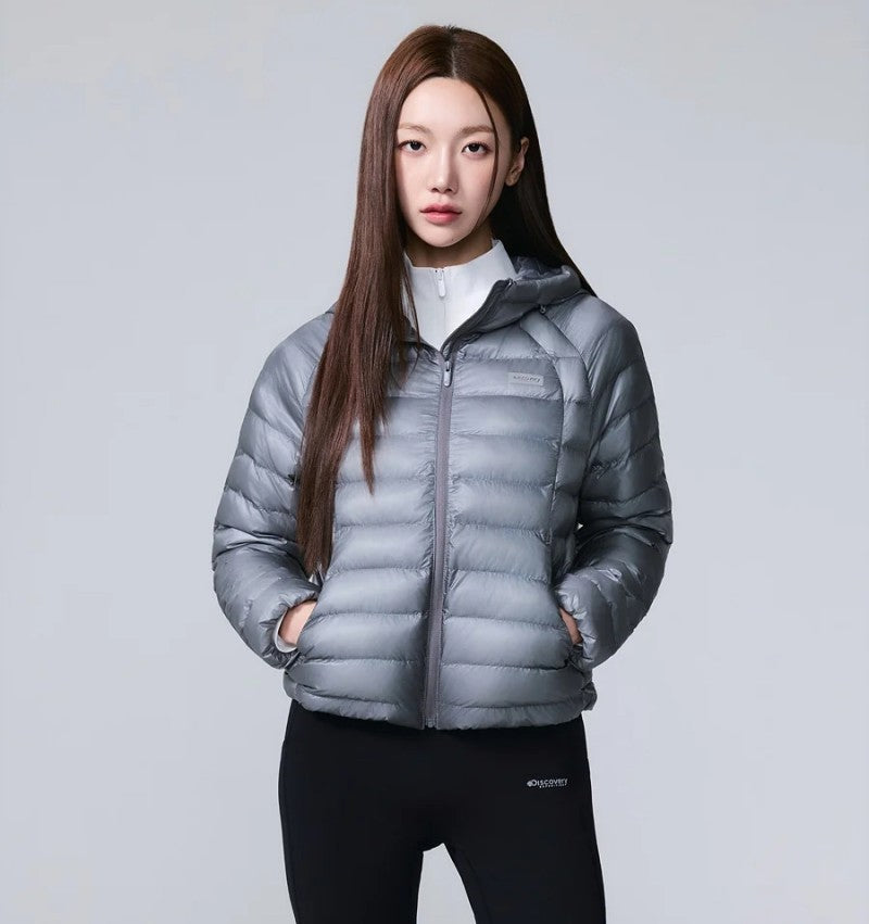 女款【WE ARE】韓國Discovery休閒輕薄羽絨服DWPD48066