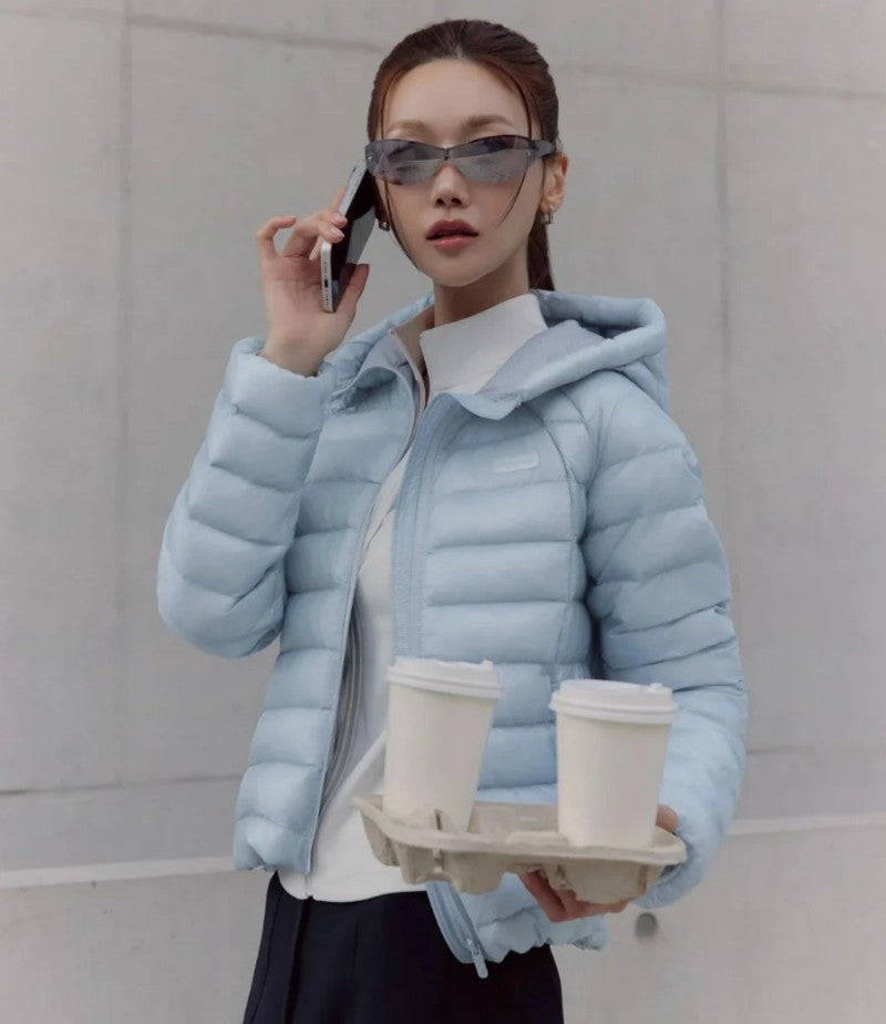 女款【WE ARE】韓國Discovery休閒輕薄羽絨服DWPD48066