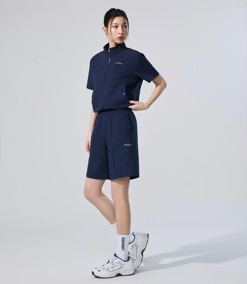 女款【WE ARE】韓國Discovery休閒拉鏈上衣DWTR99063