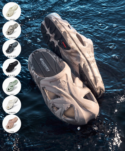 Discount【WE ARE】Korea Discovery Purchase Wave Casual Slippers DXSH7234N
