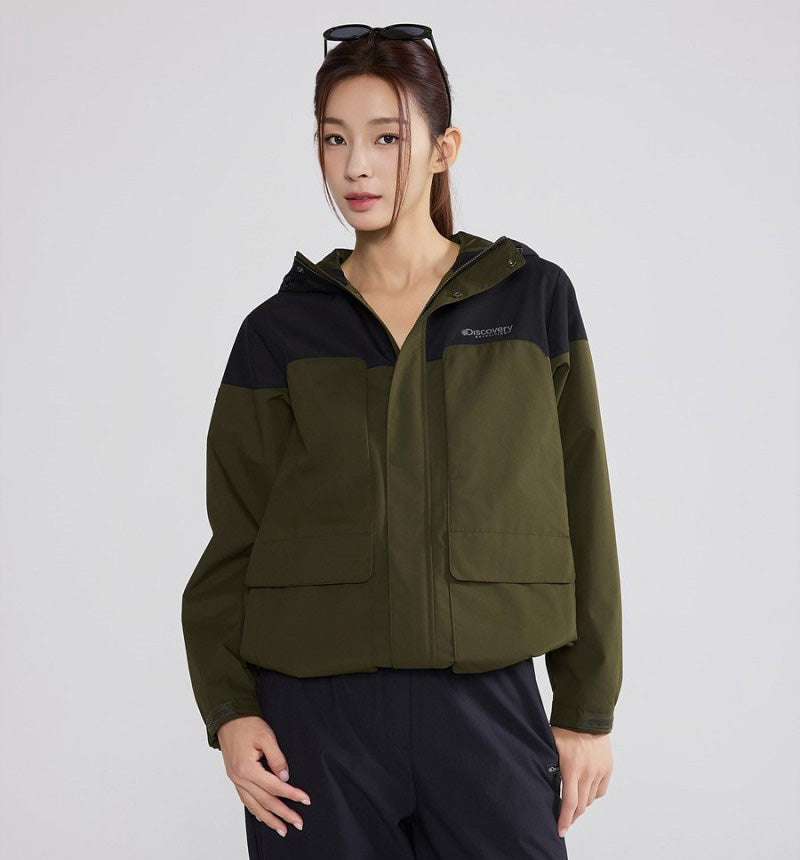 【WE ARE】韓國Discovery連帽衝鋒外套DXWJ31054
