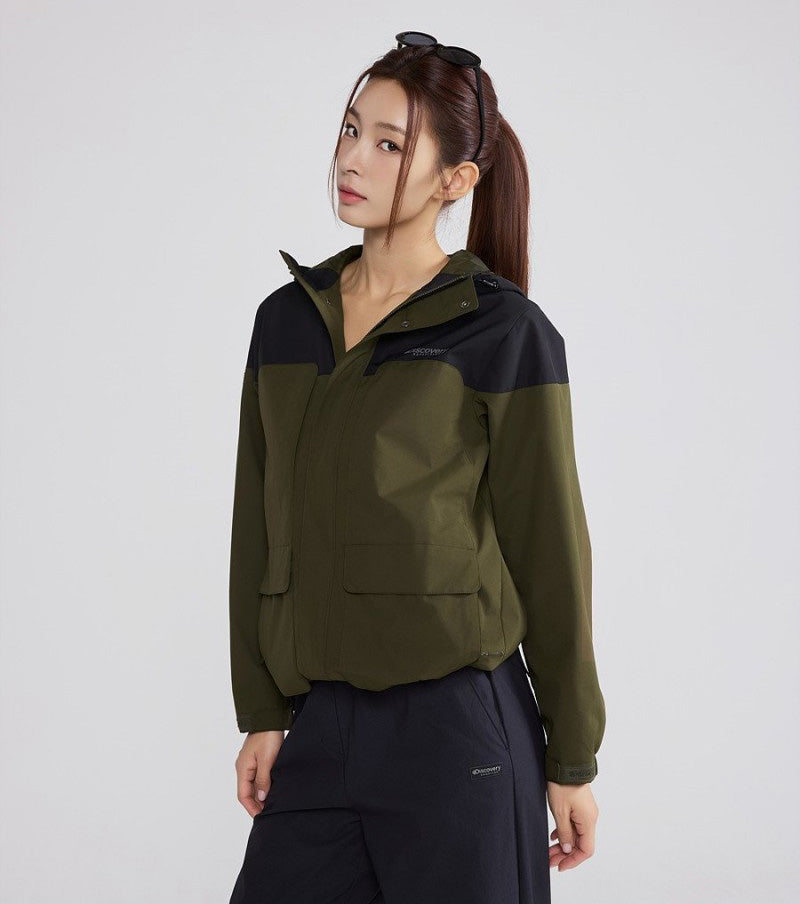 【WE ARE】韓國Discovery連帽衝鋒外套DXWJ31054