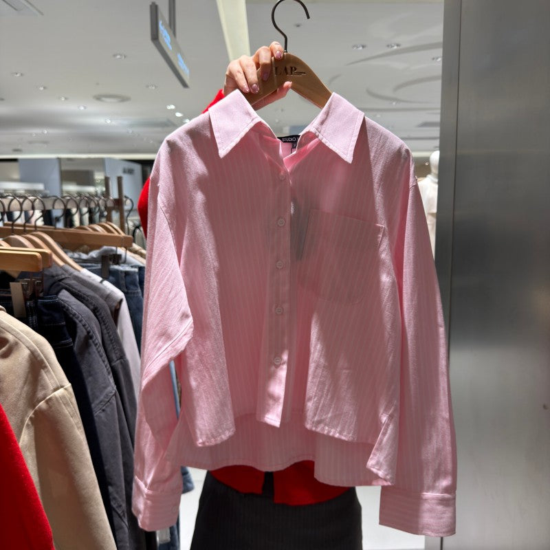 【WE ARE】韓國LAP襯衫AS1WB261