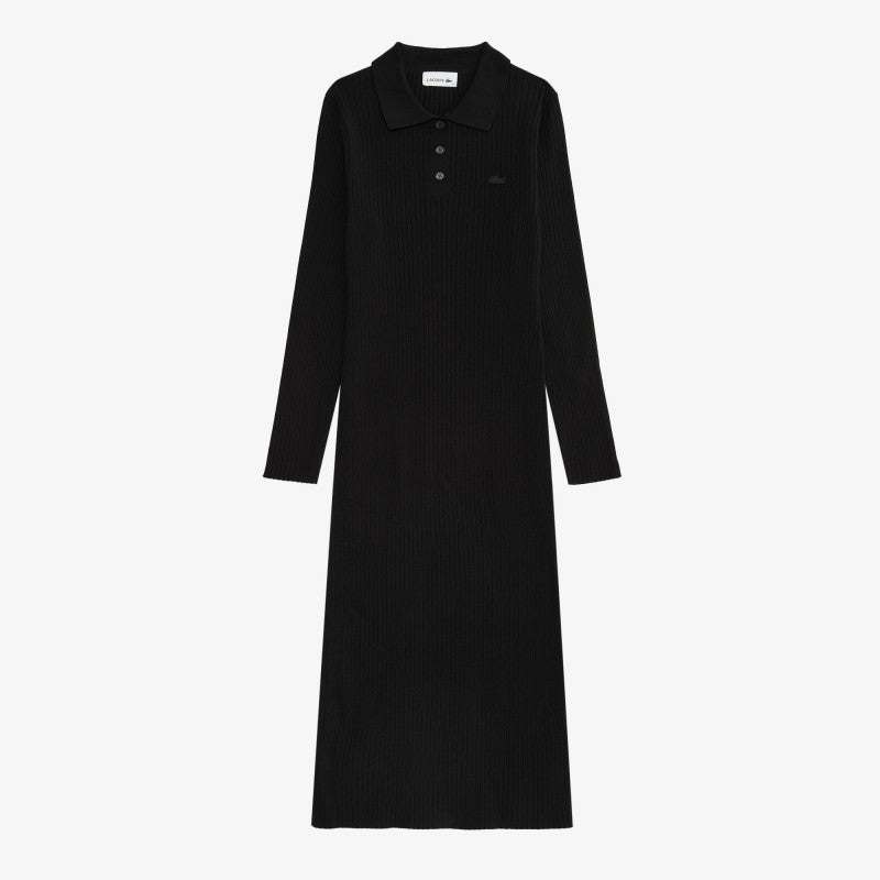 女款【WE ARE】韓國LACOSTE鱷魚針織連衣裙EF997E55N