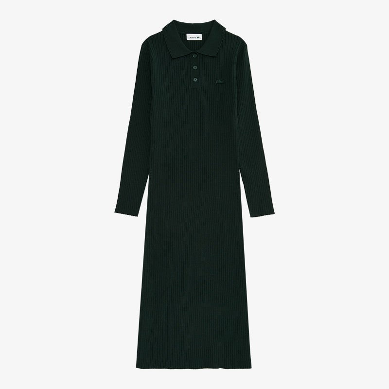 女款【WE ARE】韓國LACOSTE鱷魚針織連衣裙EF997E55N