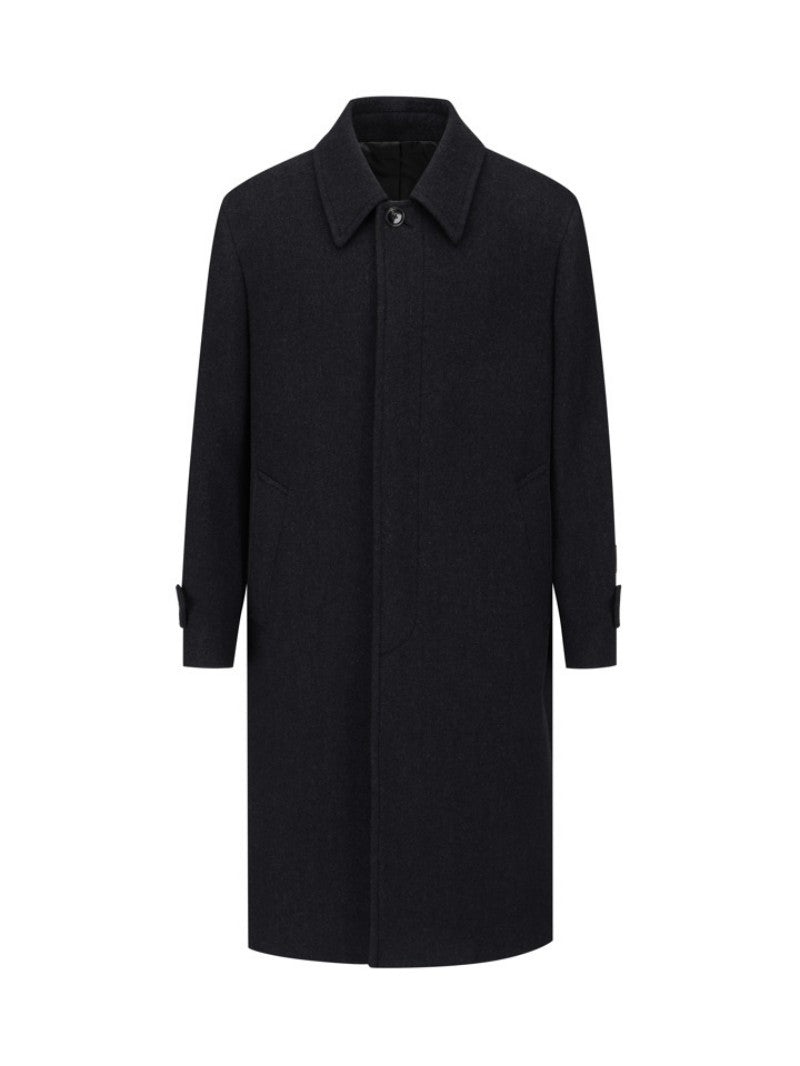 崔宇植同款【WE ARE】韓國M計畫男款羊毛混紡過膝大衣EPF4CC1404