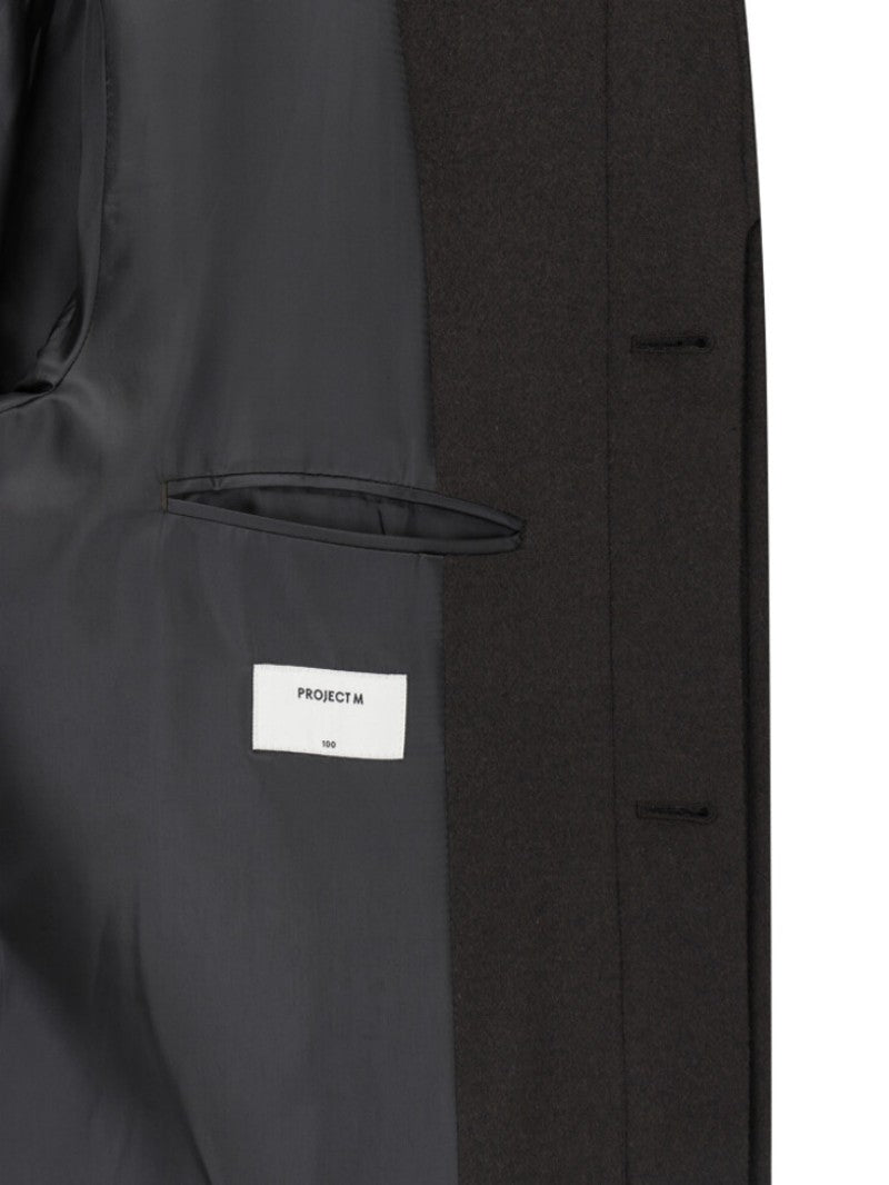 崔宇植同款【WE ARE】韓國M計畫男款羊毛混紡過膝大衣EPF4CC1404